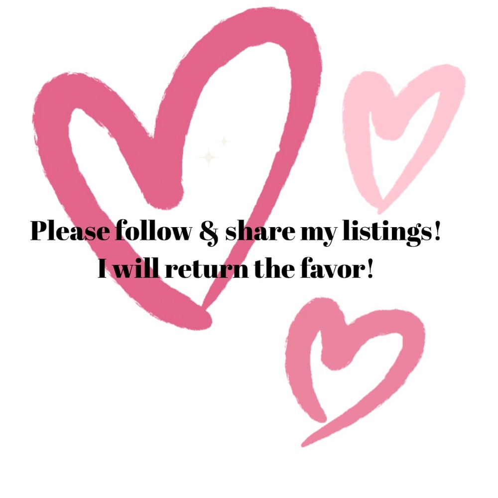 Follow me and share my listings and I will return the favor!